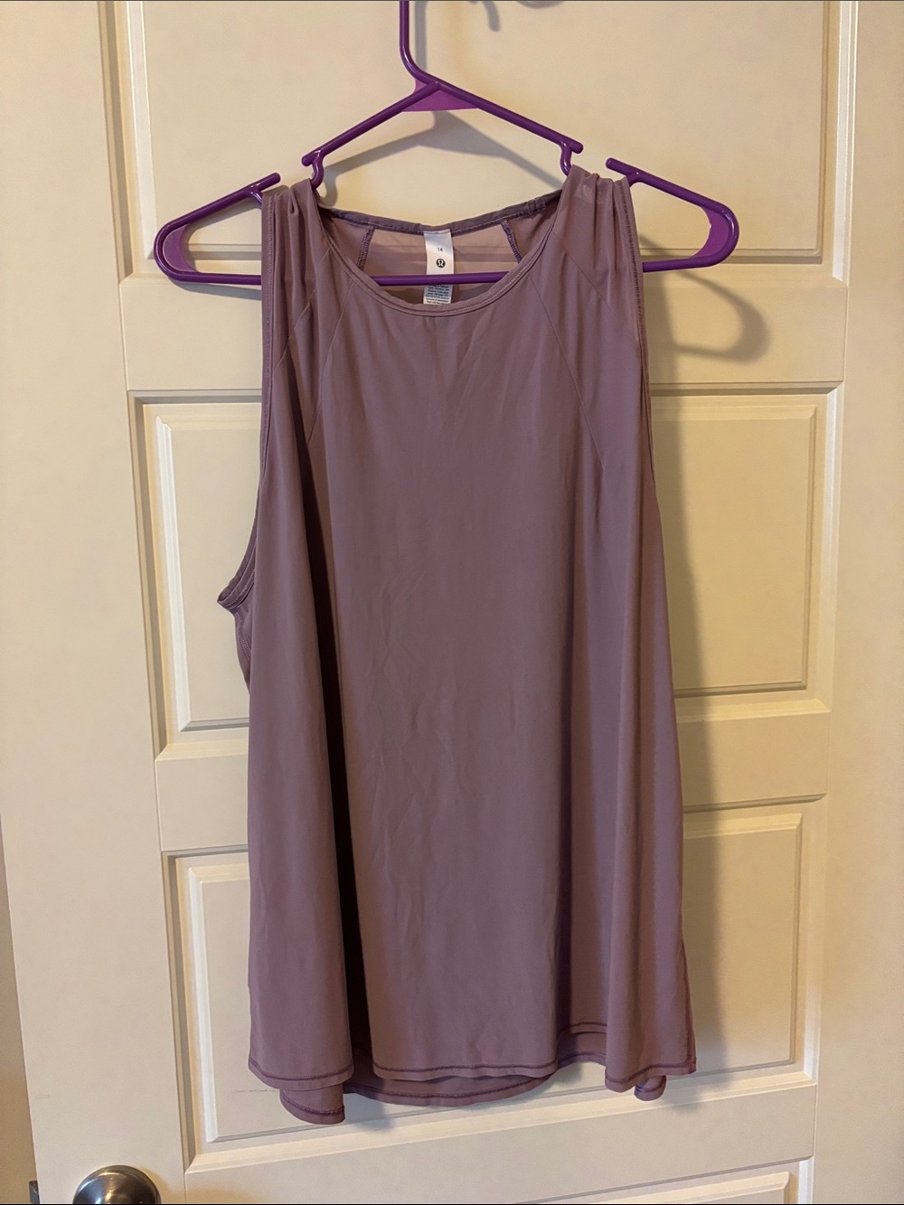 lululemon athletica sculpt Mauve Relaxed Fit Tank Top
